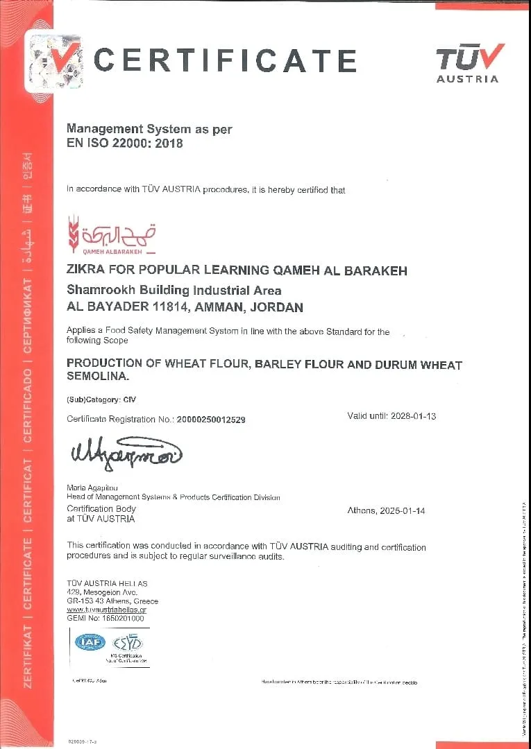 ISO Certificate